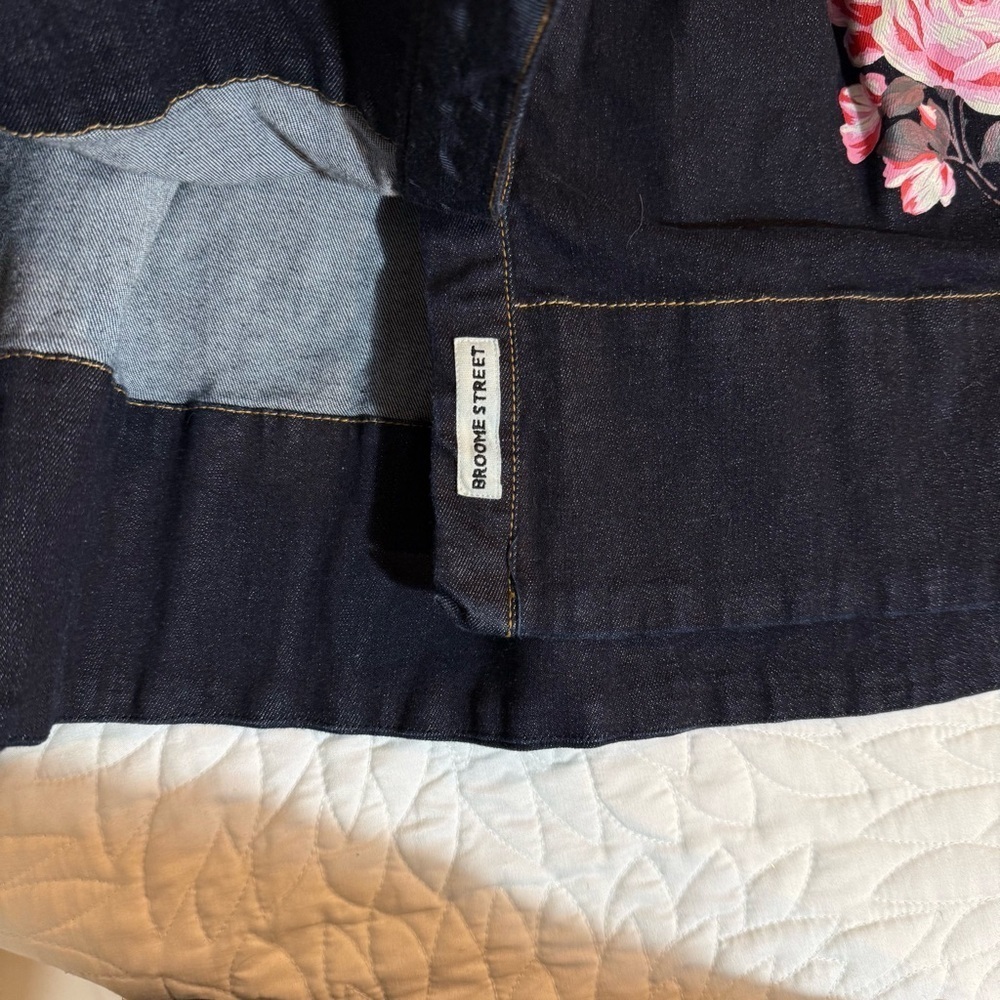 Kate spade broome street rose denim shirtdress size 10 NWOT - Picture 12 of 12